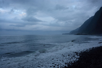 along the wild coast of Madeira