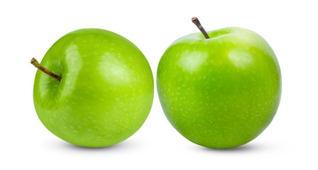 Fresh Green Apple Isolated on White Background