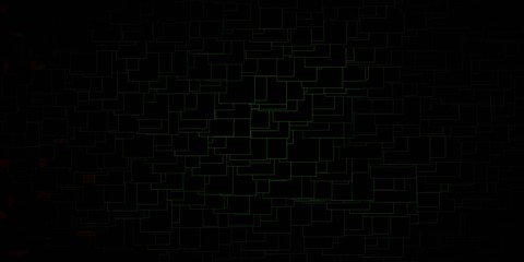 Fototapeta premium Dark Green vector texture in rectangular style. Colorful illustration with gradient rectangles and squares. Best design for your ad, poster, banner.