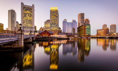 Naklejka premium Boston in Massachusetts, USA