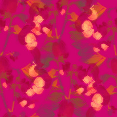 Seamless pattern with garden vetch.