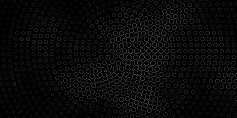 Obraz premium Dark Gray vector layout with circle shapes. Glitter abstract illustration with colorful drops. Pattern for wallpapers, curtains.