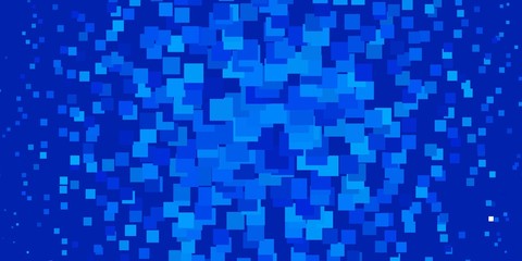 Light BLUE vector texture in rectangular style. New abstract illustration with rectangular shapes. Design for your business promotion.