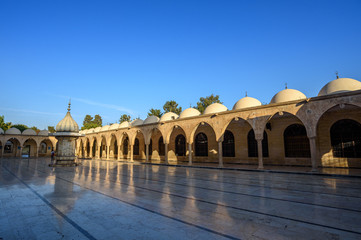 16th century Dergah Camii or Mevlid-i Halil Mosque in Sanliurfa, Turkey