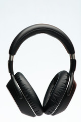Black modern headphones