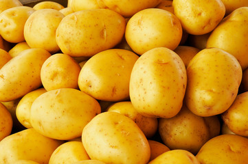 Heap of potatoes
