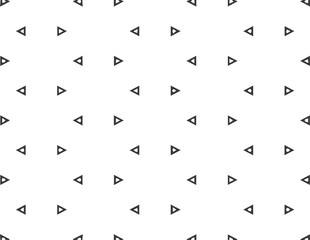 Abstract geometric pattern in ornamental style. Black and white color. Seamless design texture.