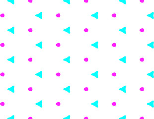 Abstract geometric pattern in ornamental style. Pink color. Seamless design texture.