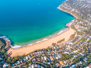 Aerial view of Sydneys Northern Beaches