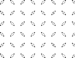 Abstract geometric pattern in ornamental style. Black and white color. Seamless design texture.