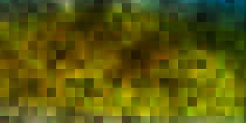 Light Blue, Yellow vector background in polygonal style.