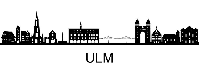 Obraz premium Ulm Skyline