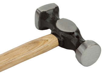 hammer and nails isolated on white background