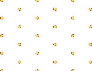 Abstract geometric pattern in ornamental style. Yellow or golden color. Seamless design texture.