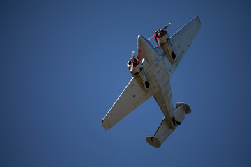 Old World War 2 navy bomber plane USA