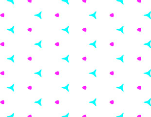 Abstract geometric pattern in ornamental style. Pink color. Seamless design texture.