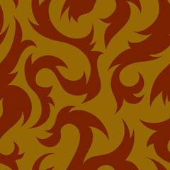 Seamless yellow brown abstract pattern background.EPS 8