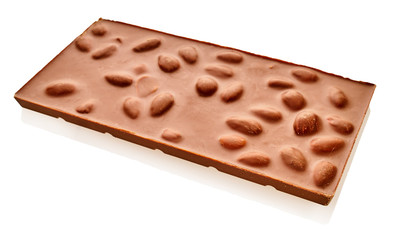 chocolate bar with nuts