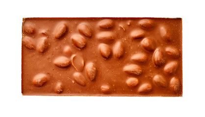 chocolate bar with nuts
