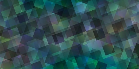 Light Green vector layout with lines, triangles.