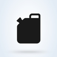 oil can petrol, Simple vector modern icon design illustration.