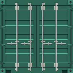 Cargo Containers Doors Colorful Background. Vector EPS10