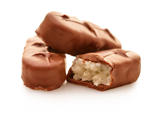 chocolate bar with coconut
