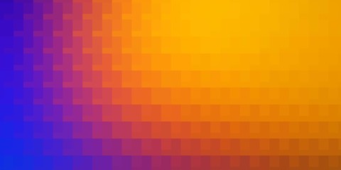 Light Blue, Red vector background in polygonal style. Colorful illustration with gradient rectangles and squares. Best design for your ad, poster, banner.