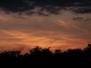 Coucher de soleil ciel