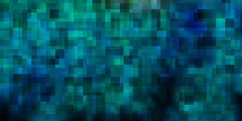 Light Blue, Green vector texture in rectangular style.