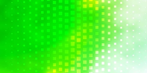 Light Green vector backdrop with rectangles. Abstract gradient illustration with rectangles. Pattern for websites, landing pages.
