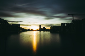 Naklejka premium Sonnenaufgang Berlin