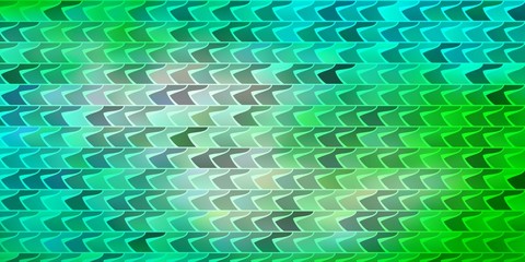 Light Blue, Green vector layout with lines, rectangles.