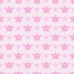 Основные RCrown seamless pattern. Decorative pattern in vintage style.