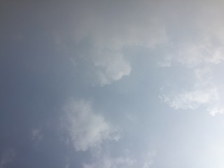 beautiful cloudy sky on a sunny weather day