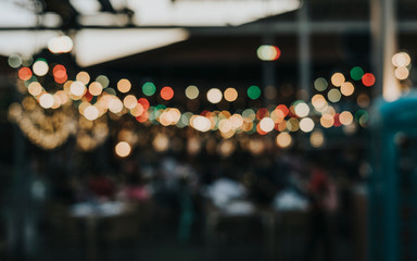 de focused bokeh light, abstract background