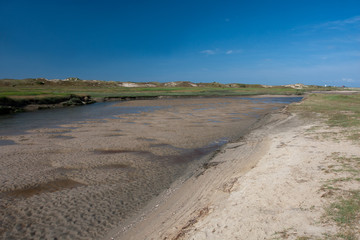 View to Het Zwin in Belgium