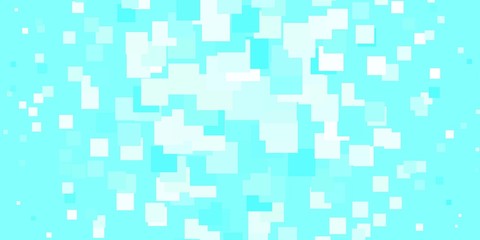 Light BLUE vector pattern in square style. Colorful illustration with gradient rectangles and squares. Pattern for commercials, ads.