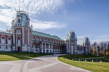 Moscow, Russia: Grand Tsaritsyn Palace. Tsaritsyno is a palace museum and park reserve in Moscow...