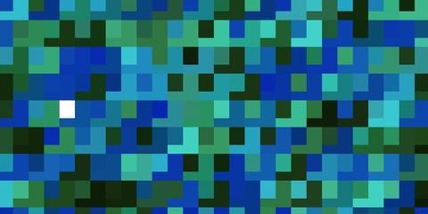 Light Blue, Green vector background in polygonal style. Rectangles with colorful gradient on abstract background. Design for your business promotion.