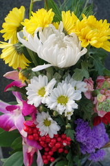 墓参りの花