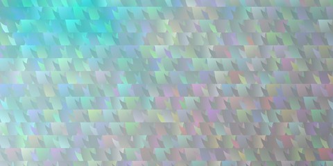 Fototapeta premium Light BLUE vector background with polygonal style.