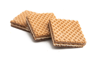 square waffles isolated