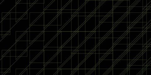 Dark Green, Yellow vector layout with lines. Repeated lines on abstract background with gradient. Pattern for ads, commercials.