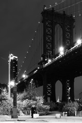  New York City captured in black and grey architectures and scenes