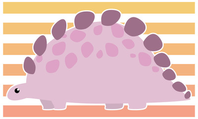 恐竜ステゴサウルス © TKM