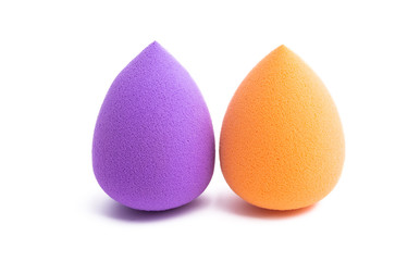 cosmetic sponge isolated