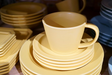 Stack up cute cups and plates