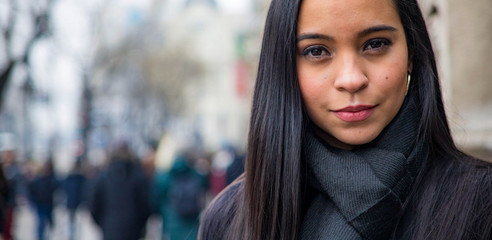 Woman with a clear idea