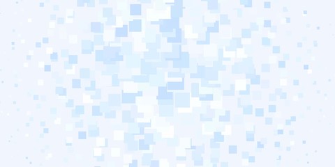 Light BLUE vector background with rectangles. Abstract gradient illustration with colorful rectangles. Pattern for business booklets, leaflets